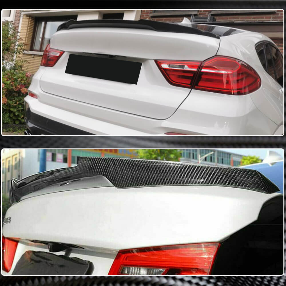 BMW X4 F26 xDrive20i/28i/35i M40i 2014-2018 Rear Trunk Spoiler Carbon Fiber/FRP-Ahacarbon