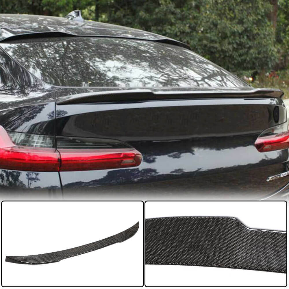 BMW X4 G02 xDrive20i/30i M40i 2019-2023 Rear Trunk Spoiler Carbon Fiber-Ahacarbon
