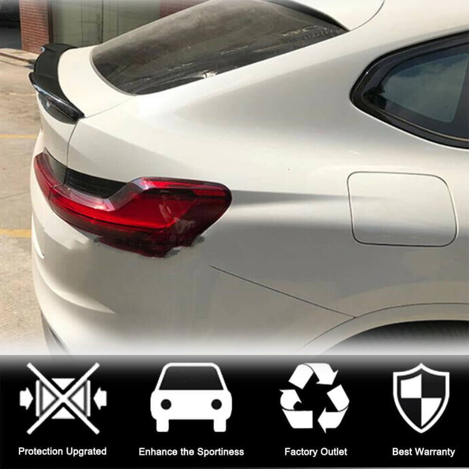 BMW X4 G02 xDrive20i/30i M40i 2019-2023 Rear Trunk Spoiler Carbon Fiber-Ahacarbon