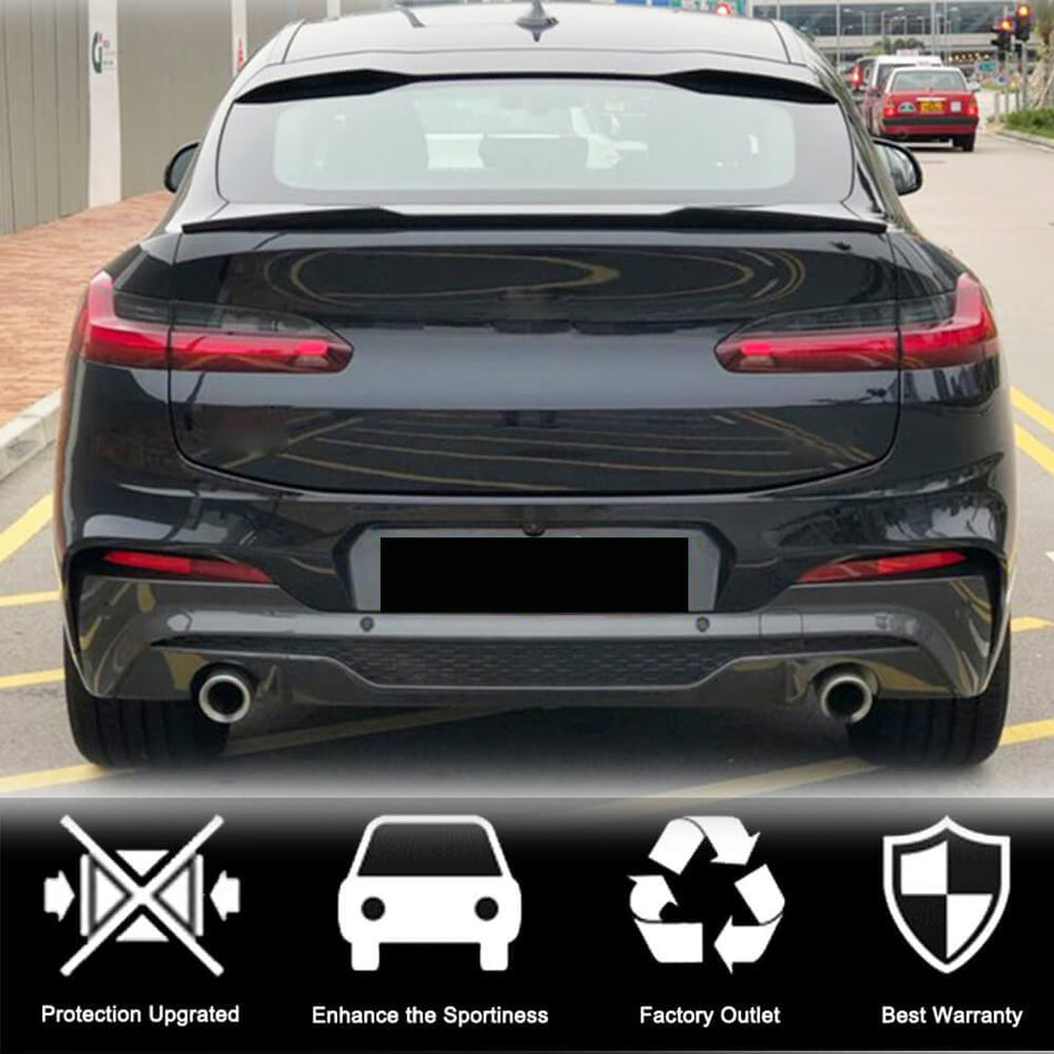 BMW X4 G02 X4M F98 2019-2025 Carbon Fiber Rear Trunk Spoiler-Ahacarbon