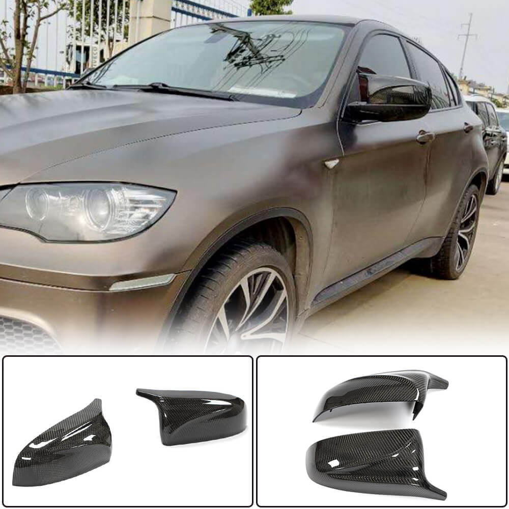 BMW X5 E70 X6 E71 2008-2014 Mirror Covers Carbon Fiber-Ahacarbon