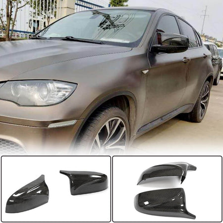 BMW X5 E70 X6 E71 2008-2014 Mirror Covers Carbon Fiber-Ahacarbon