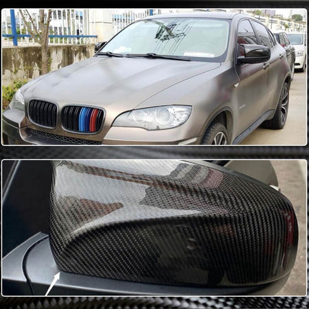BMW X5 E70 X6 E71 2008-2014 Mirror Covers Carbon Fiber-Ahacarbon