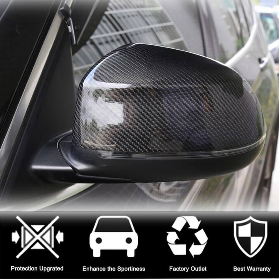 BMW X5 E70 X6 E71 2008-2014 Mirror Covers Carbon Fiber-Ahacarbon