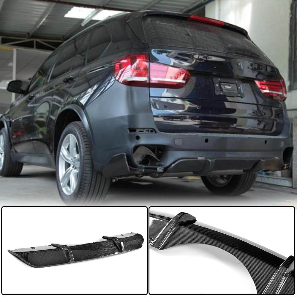 BMW X5 F15 M Sport 2014-2018 Rear Bumper Diffuser Carbon Fiber-Ahacarbon