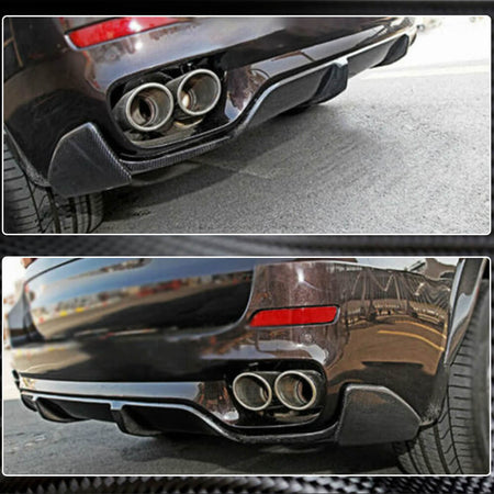 BMW X5 F15 M Sport 2014-2018 Rear Bumper Diffuser Carbon Fiber-Ahacarbon