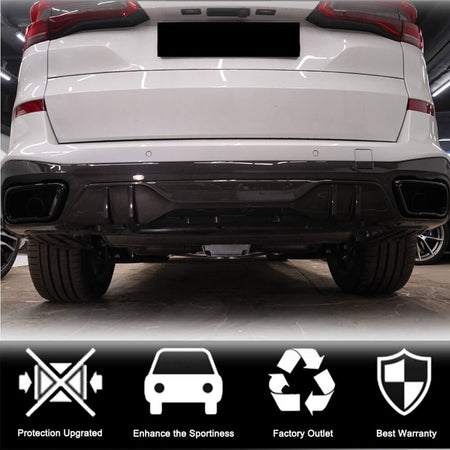 BMW X5 G05 M Sport 2019-2022 Rear Bumper Diffuser Dry Carbon Fiber-Ahacarbon
