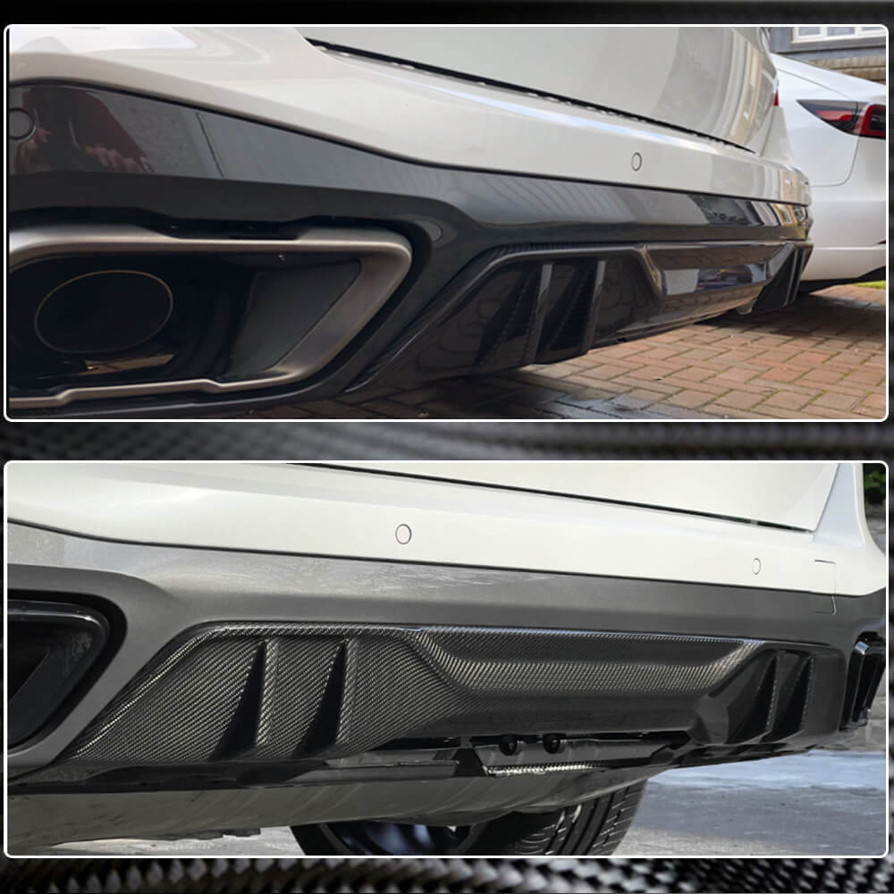 BMW X5 G05 M Sport 2019-2022 Rear Bumper Diffuser Dry Carbon Fiber-Ahacarbon