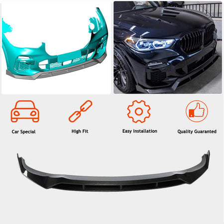 BMW X5 G05 M Sport Sport Utility 2019-2022 Front Bumper Lip Carbon Fiber-Ahacarbon