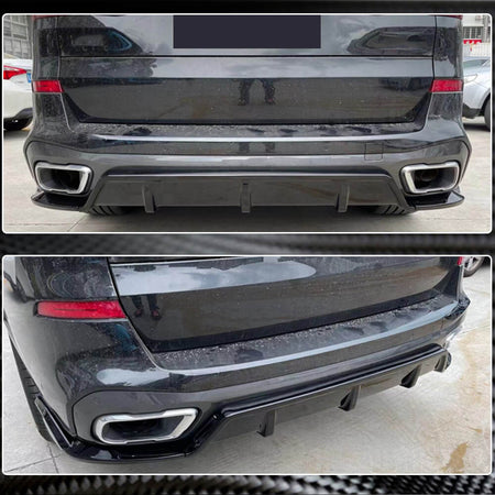 BMW X5 G05 M Sport M50d 2019-2021 Rear Bumper Diffuser Carbon Fiber/FRP-Ahacarbon