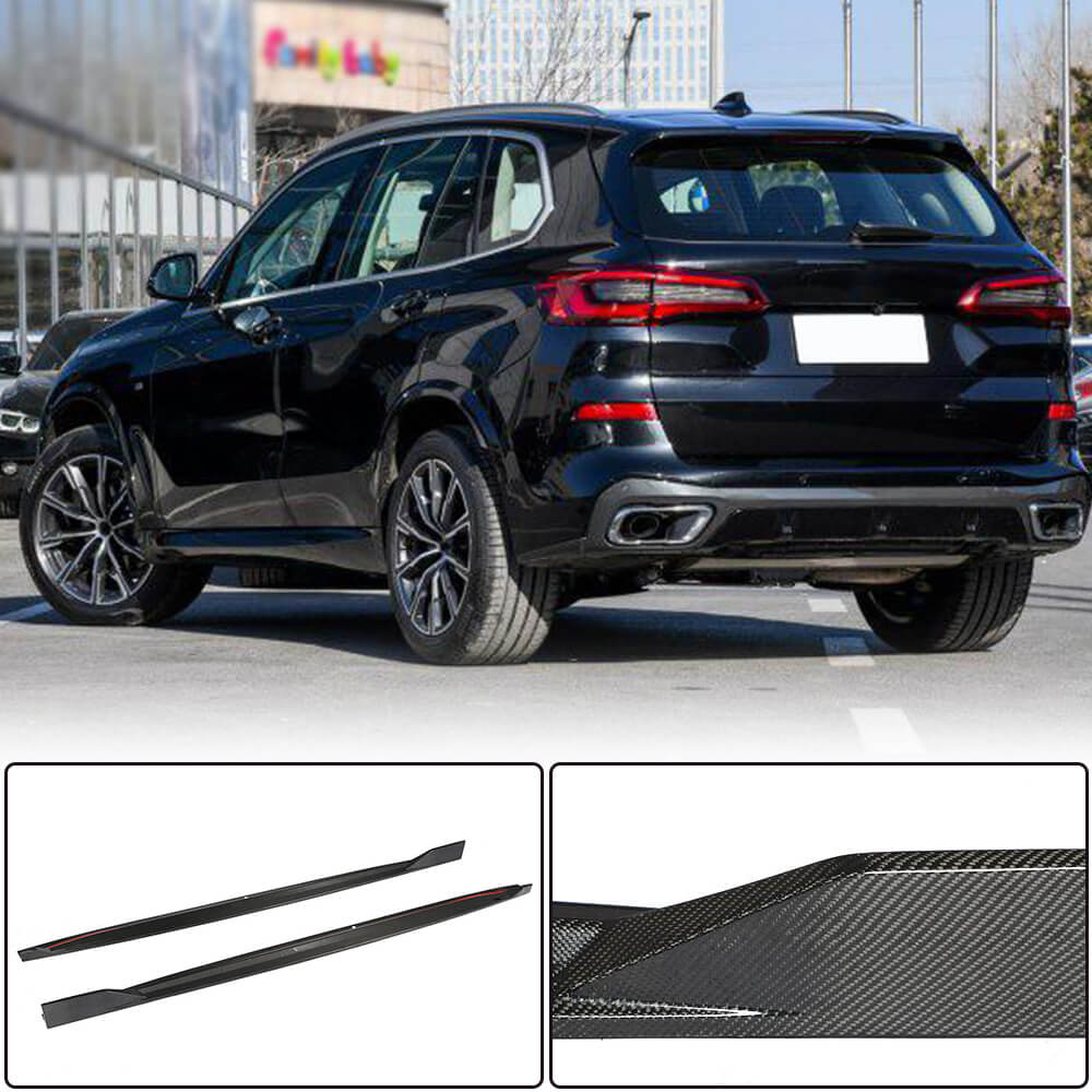 BMW X5 G05 xDrive40i xDrive50i M Sport M50d 2019UP Side Skirts Carbon Fiber-Ahacarbon