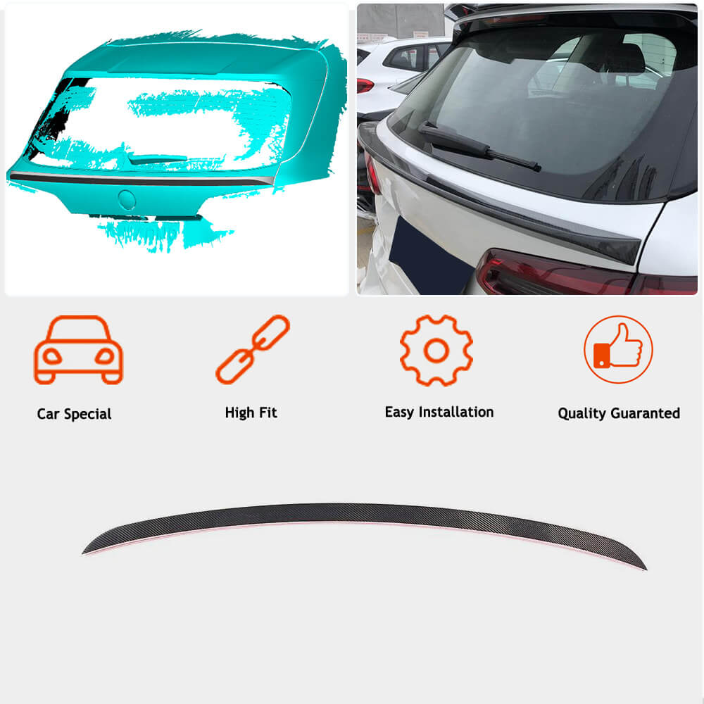 BMW X5 G05 2019-2022 Rear Middle Spoiler Carbon Fiber-Ahacarbon