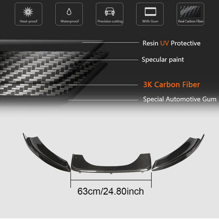 BMW X5M F85 X6M F86 2015-2019 Rear Bumper Diffuser Carbon Fiber/FRP-Ahacarbon