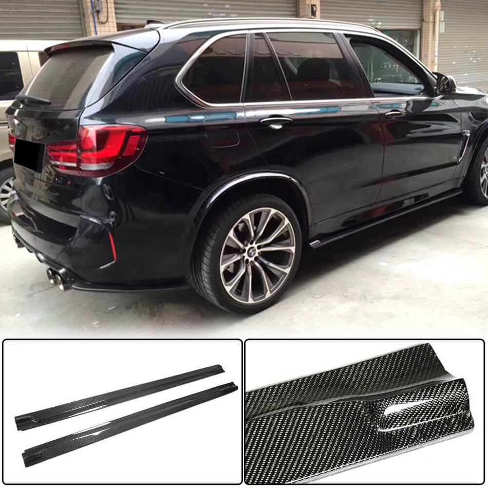 BMW X5M F85 X6M F86 2015-2019 Side Skirts Carbon Fiber-Ahacarbon