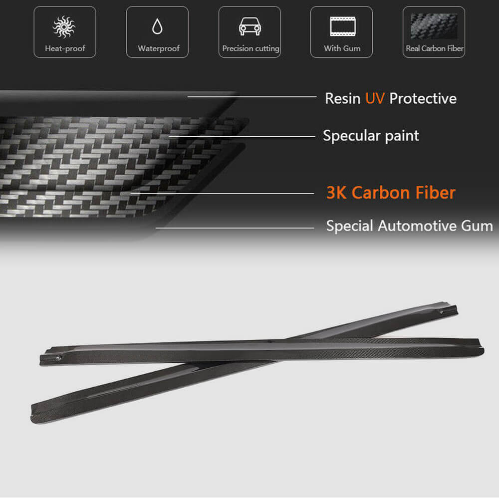 BMW X5M F85 X6M F86 2015-2019 Side Skirts Carbon Fiber-Ahacarbon