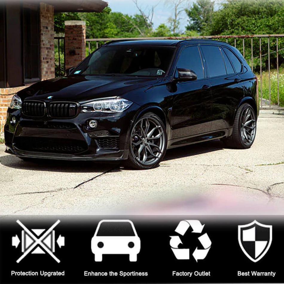 BMW X5M F85 X6M F86 2015-2019 Mirror Covers Add-on Dry Carbon Fiber-Ahacarbon