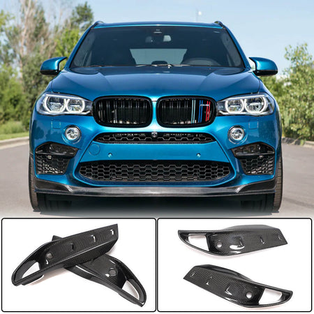 BMW X5M F85 X6M F86 2015-2019 Fog lamp Covers Dry Carbon Fiber-Ahacarbon