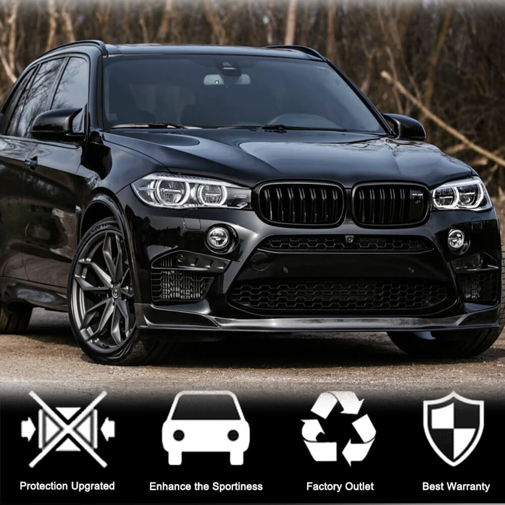 BMW X5M F85 X6M F86 2015-2019 Fog lamp Covers Dry Carbon Fiber-Ahacarbon