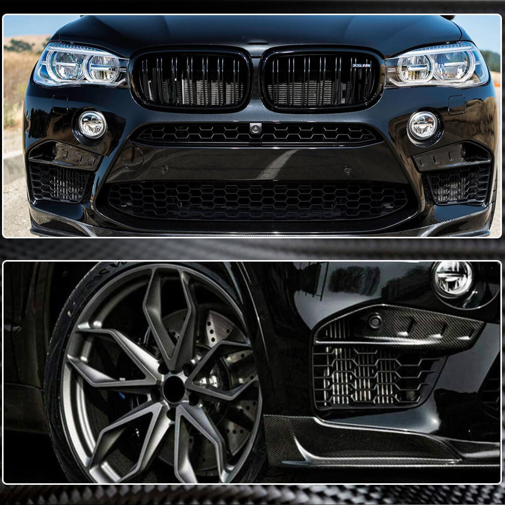 BMW X5M F85 X6M F86 2015-2019 Fog lamp Covers Dry Carbon Fiber-Ahacarbon