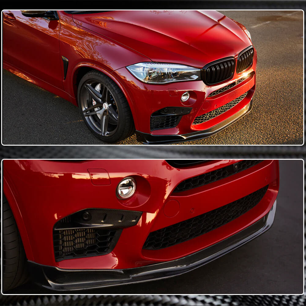 BMW X5M F85 X6M F86 2015-2019 Fog lamp Covers Dry Carbon Fiber-Ahacarbon