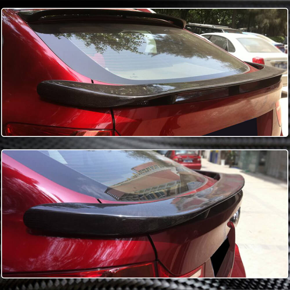 BMW X6 E71 Sport Utility 2008-2014 Rear Trunk Spoiler Carbon Fiber/FRP-Ahacarbon