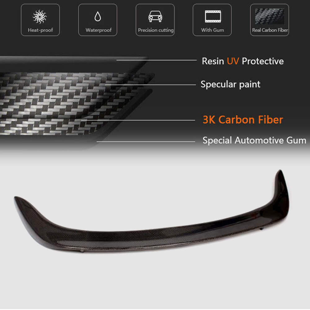 BMW X6 E71 Sport Utility 2008-2014 Rear Trunk Spoiler Carbon Fiber/FRP-Ahacarbon