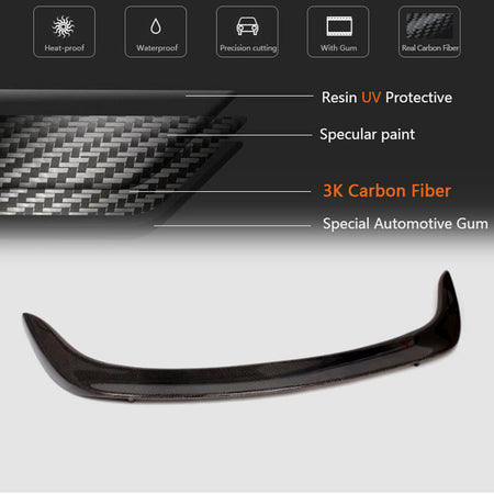 BMW X6 E71 Sport Utility 2008-2014 Rear Trunk Spoiler Carbon Fiber/FRP-Ahacarbon