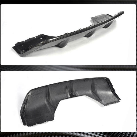 BMW X6 F16 M Sport Sport Utility 2015-2019 Rear Bumper Diffuser Carbon Fiber-Ahacarbon