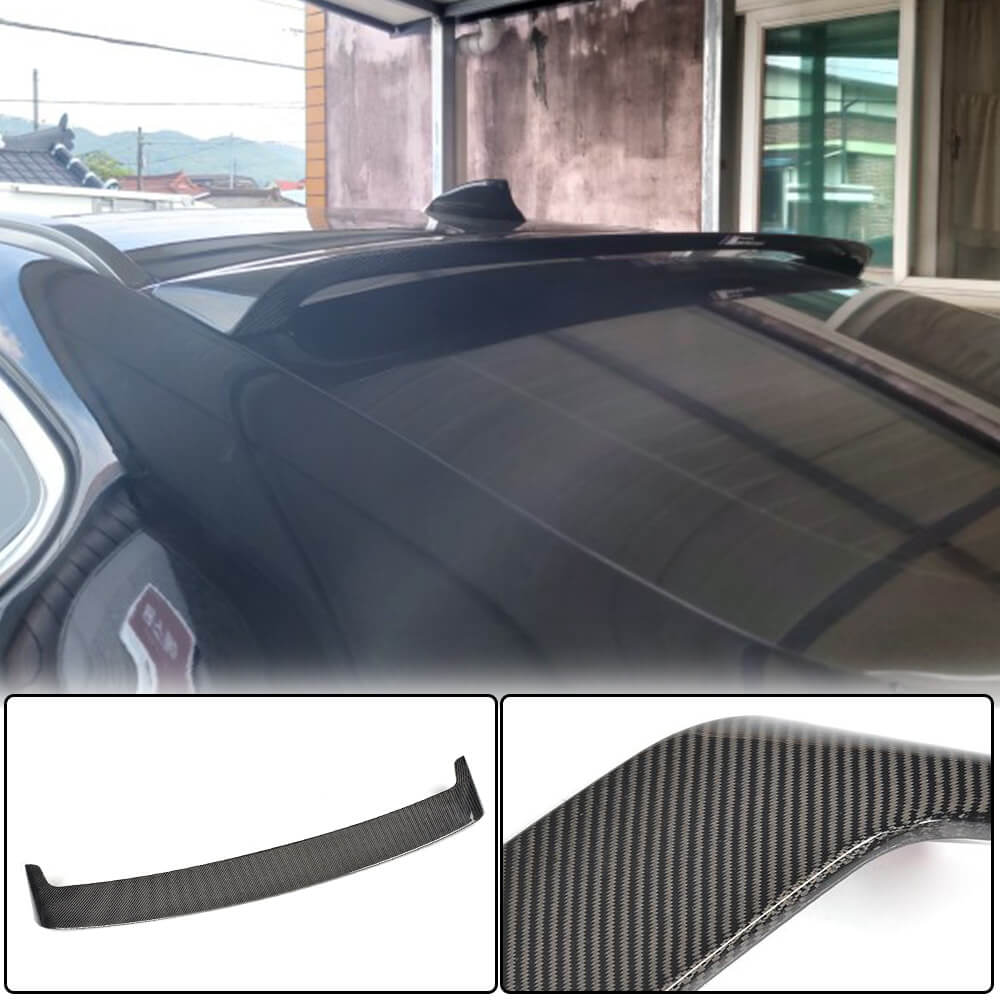 BMW X6 F16 2015-2019 Rear Roof Spoiler Carbon Fiber-Ahacarbon