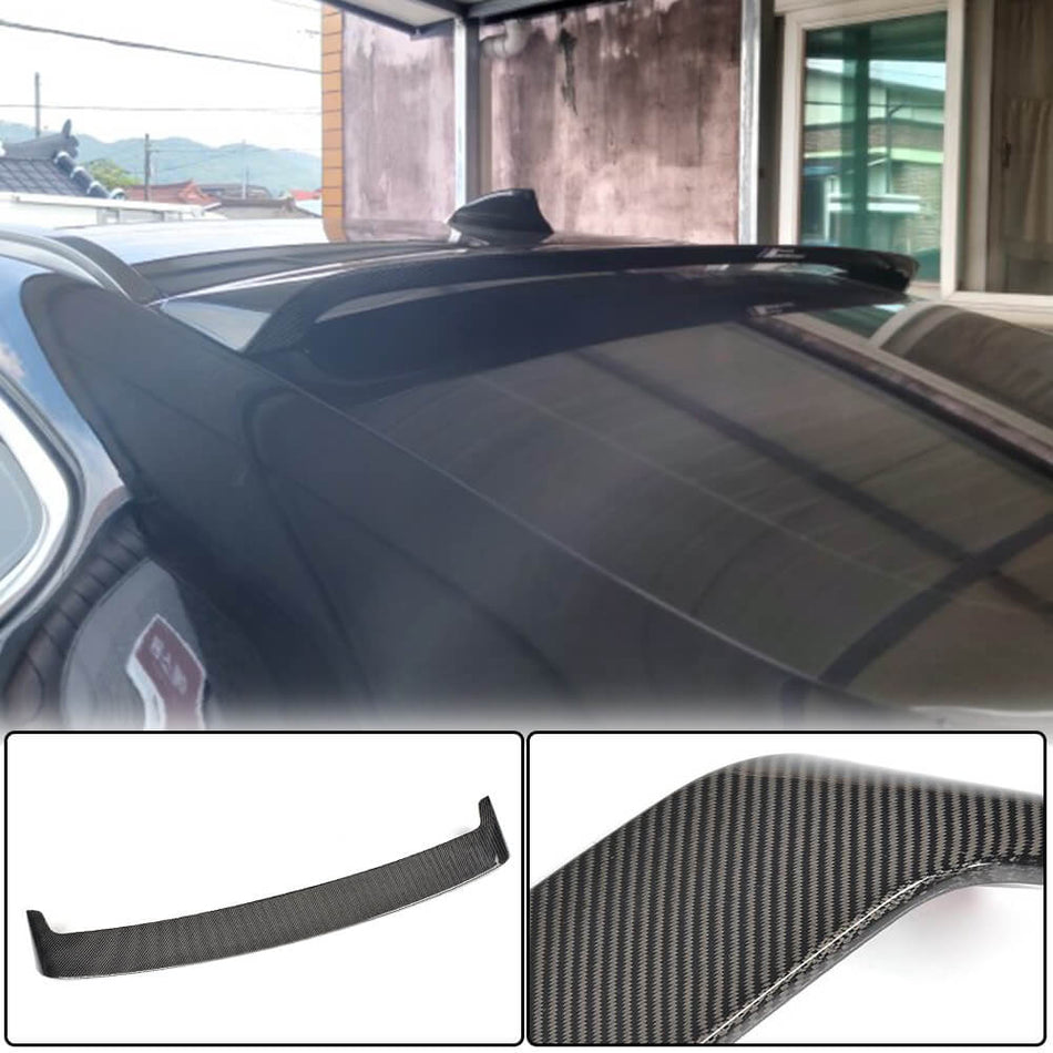 BMW X6 F16 2015-2019 Rear Roof Spoiler Carbon Fiber-Ahacarbon