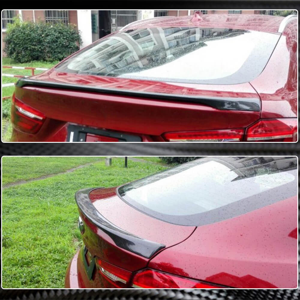 BMW X6 F16 Sport Utility 2015-2019 Rear Trunk Spoiler Carbon Fiber-Ahacarbon