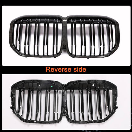 BMW X7 G07 2019-2022 Front Grill Carbon Fiber-Ahacarbon