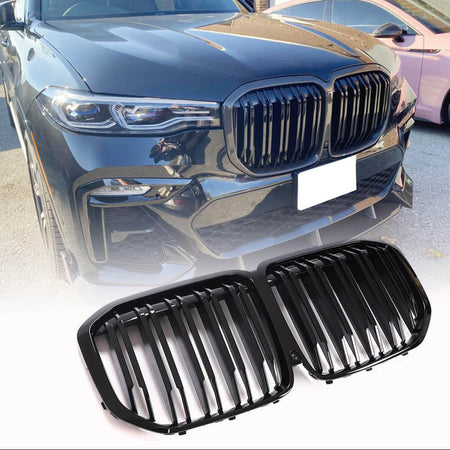 BMW X7 G07 2019-2022 Front Grill Carbon Fiber-Ahacarbon