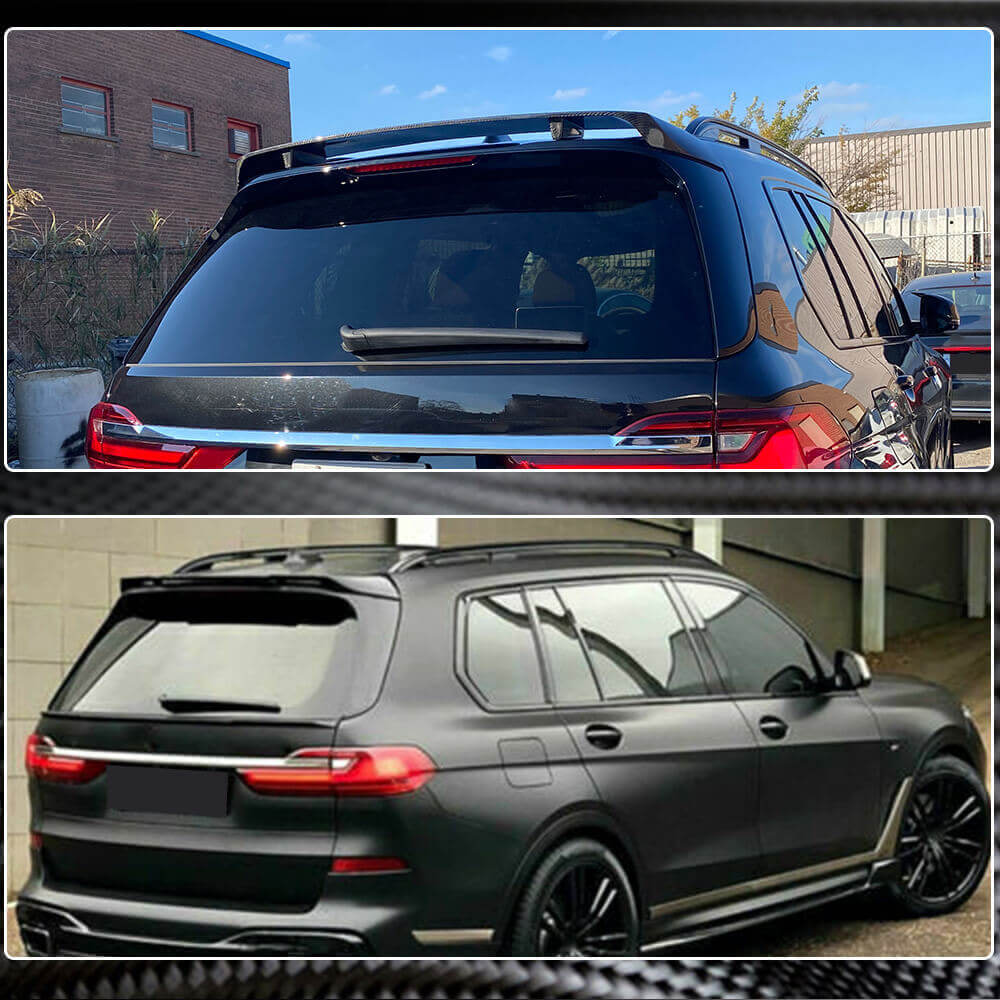 BMW X7 G07 xDrive40i xDrive50i M50i 2019-2023 Rear Roof Spoiler Carbon Fiber-Ahacarbon