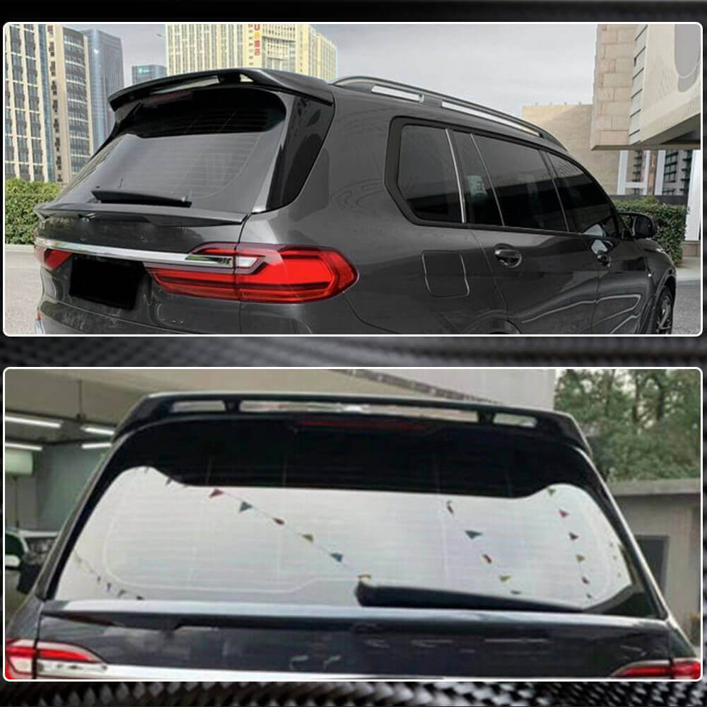 BMW X7 G07 xDrive40i xDrive50i M50i 2019-2023 Rear Roof Spoiler Carbon Fiber-Ahacarbon