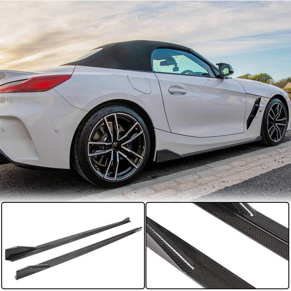 BMW Z4 G29 sDrive20i/30i M Sport M40i 2019UP Side Skirts Carbon Fiber-Ahacarbon