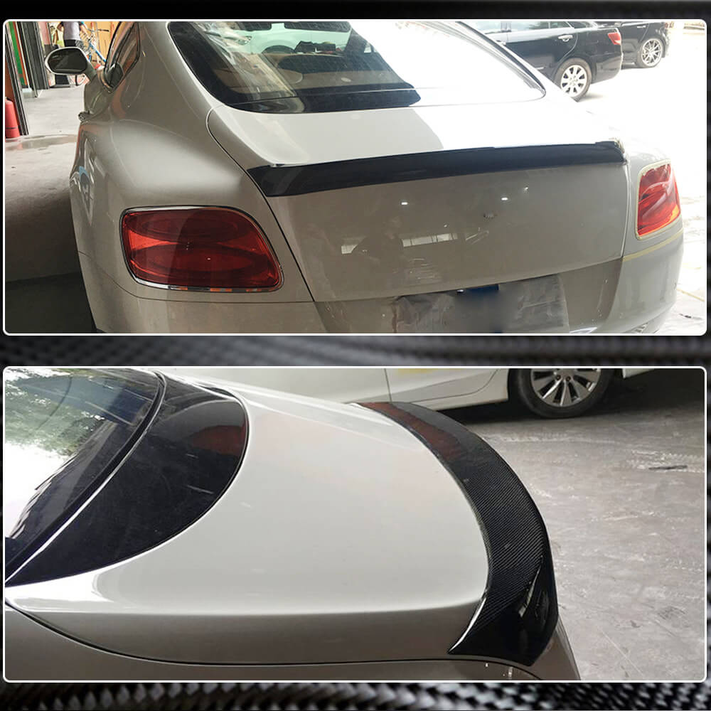 Bentley Continental GT 2012-2014 Rear Trunk Spoiler Carbon Fiber-Ahacarbon