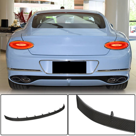 Bentley Continental GT 2019-2022 Rear Trunk Spoiler Dry Carbon Fiber-Ahacarbon
