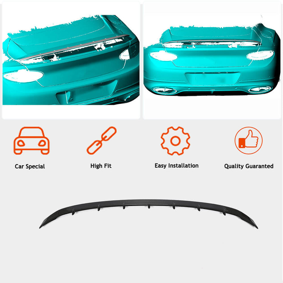 Bentley Continental GT 2019-2022 Rear Trunk Spoiler Dry Carbon Fiber-Ahacarbon