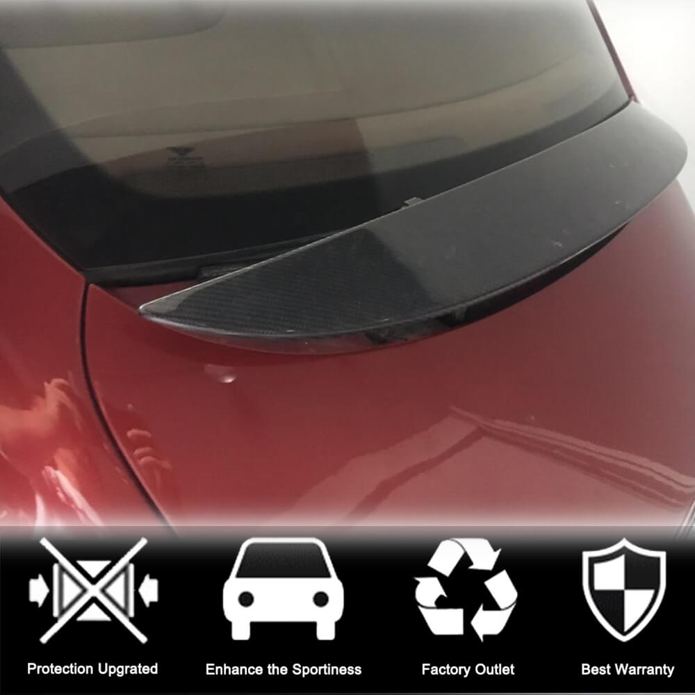 Bentley Continental GT W12/V8 2nd Gen Coupe 2012-2017 Rear Middle Window Spoiler Carbon Fiber-Ahacarbon