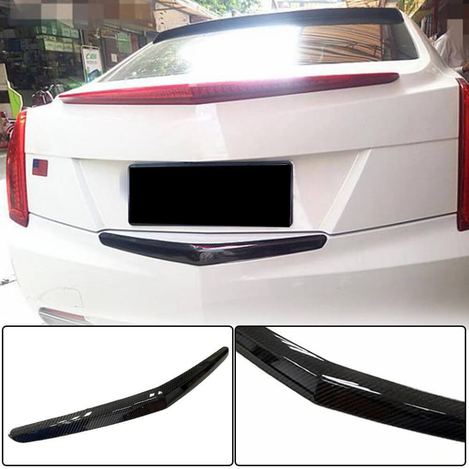 Cadillac ATS 2013-2019 Rear Tailgate Trunk Lid Cover Carbon Fiber-Ahacarbon