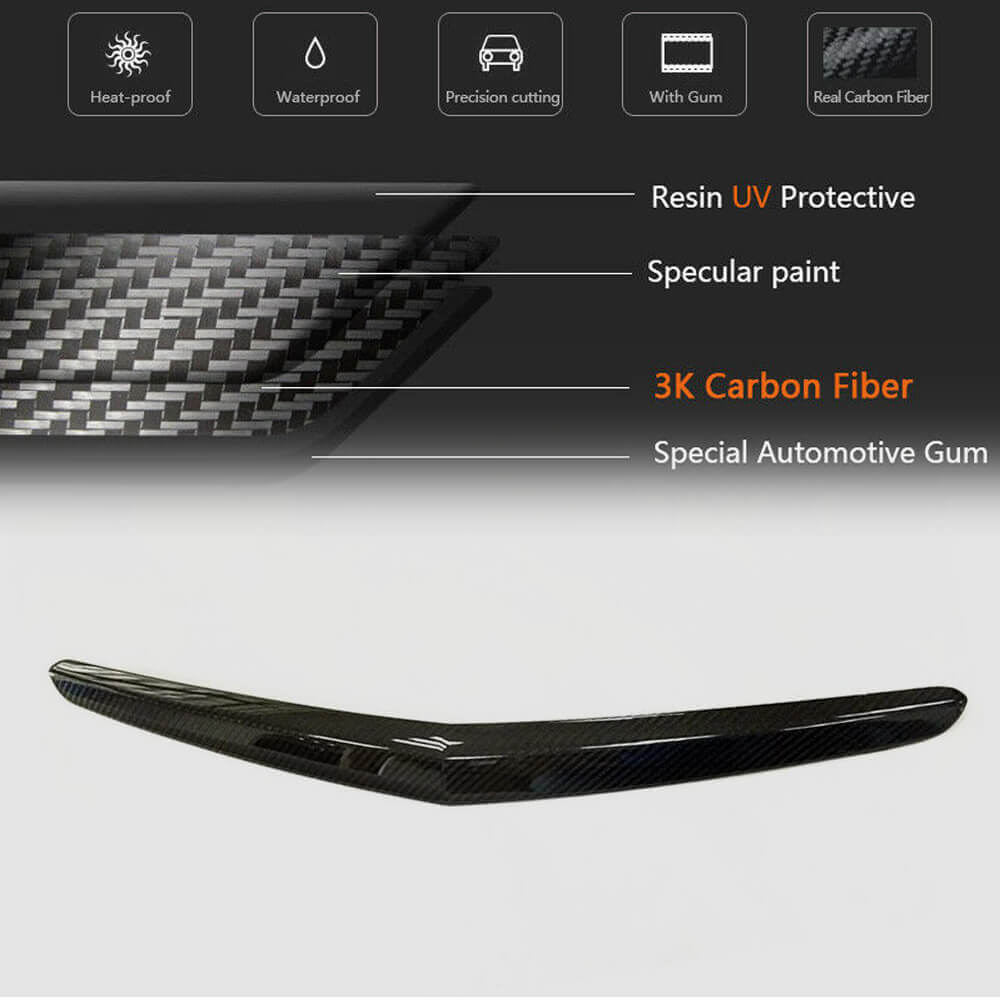 Cadillac ATS 2013-2019 Rear Tailgate Trunk Lid Cover Carbon Fiber-Ahacarbon