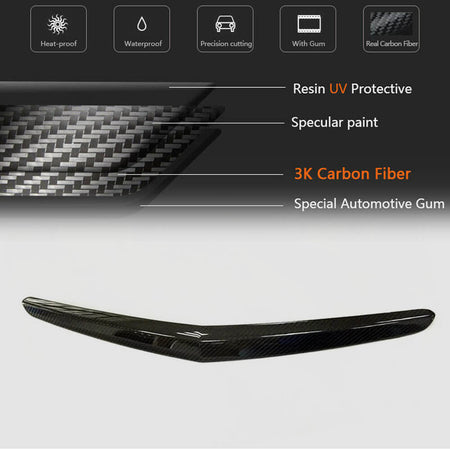 Cadillac ATS 2013-2019 Rear Tailgate Trunk Lid Cover Carbon Fiber-Ahacarbon