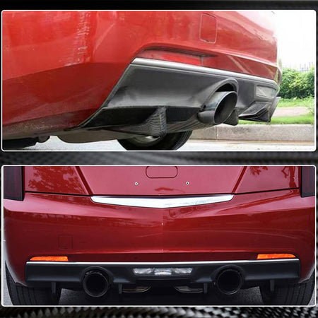 Cadillac ATS Base Sedan 2013-2019 Rear Bumper Diffuser Carbon Fiber-Ahacarbon