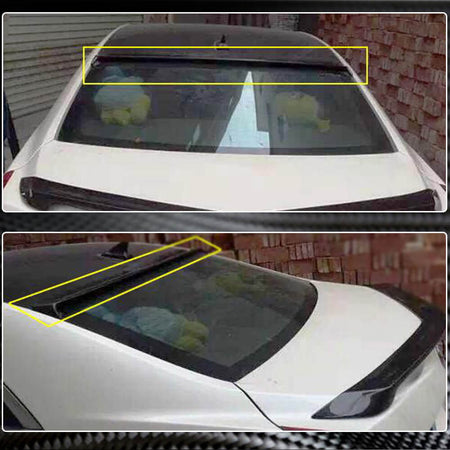Cadillac ATS Sedan 2013-2019 Rear Roof Spoiler Carbon Fiber-Ahacarbon