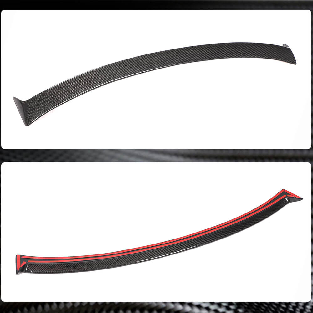 Cadillac ATS Sedan 2013-2019 Rear Roof Spoiler Carbon Fiber-Ahacarbon