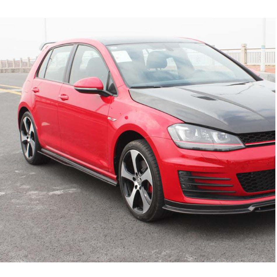 Volkswagen VW Golf 7 MK7 GTI 2014-2016 Side Skirts Carbon Fiber-Ahacarbon