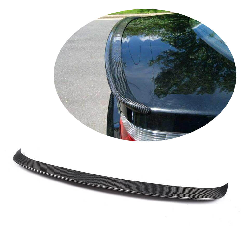 BMW 5 Series E60 M5 2004-2010 Rear Trunk Spoiler Carbon Fiber-Ahacarbon