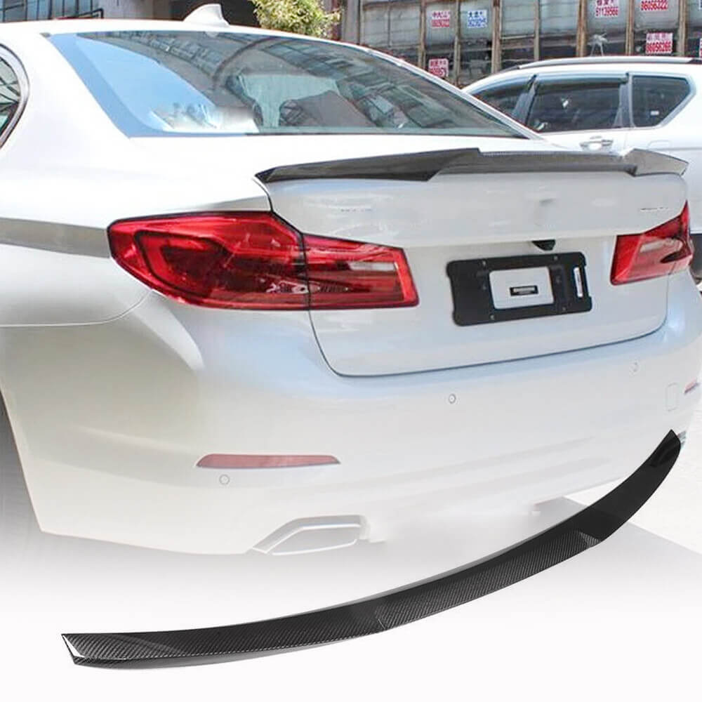 BMW 5 Series G30 F90 M5 2017-2023 Rear Trunk Spoiler Carbon Fiber-Ahacarbon