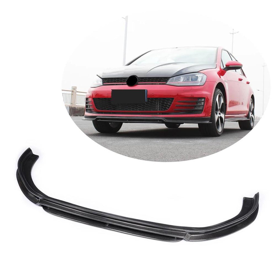 Volkswagen VW Golf 7 MK7 GTI 2014-2016 Front Bumper Lip Carbon Fiber/FRP-Ahacarbon
